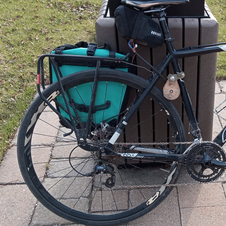 A small electric motor for a bicycle